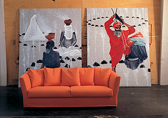 Sofa campeggi 2465 Fabrik CAMPEGGI aus Italien