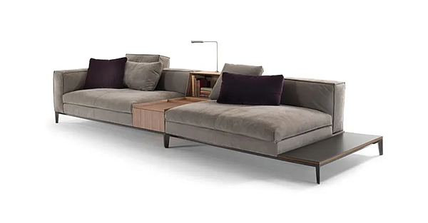 Ecksofa aus Stoff mit weicher Rückenlehne Frigerio Taylor Fabrik Frigerio aus Italien. Foto №3