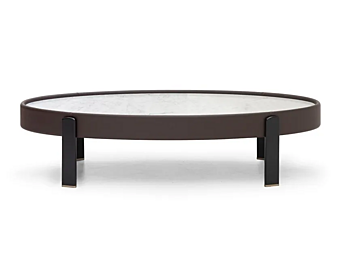 Niedriger ovaler Couchtisch aus Marmor FORMITALIA KEAN