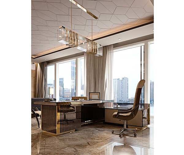 Exklusiver Schreibtisch aus Holz Bizzotto Italia Infinity Fabrik Bizzotto Italia aus Italien. Foto №2