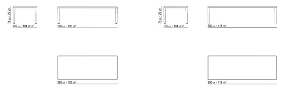 Rechteckiger Holztisch Kobo FLEXFORM Fabrik FLEXFORM aus Italien. Foto №5