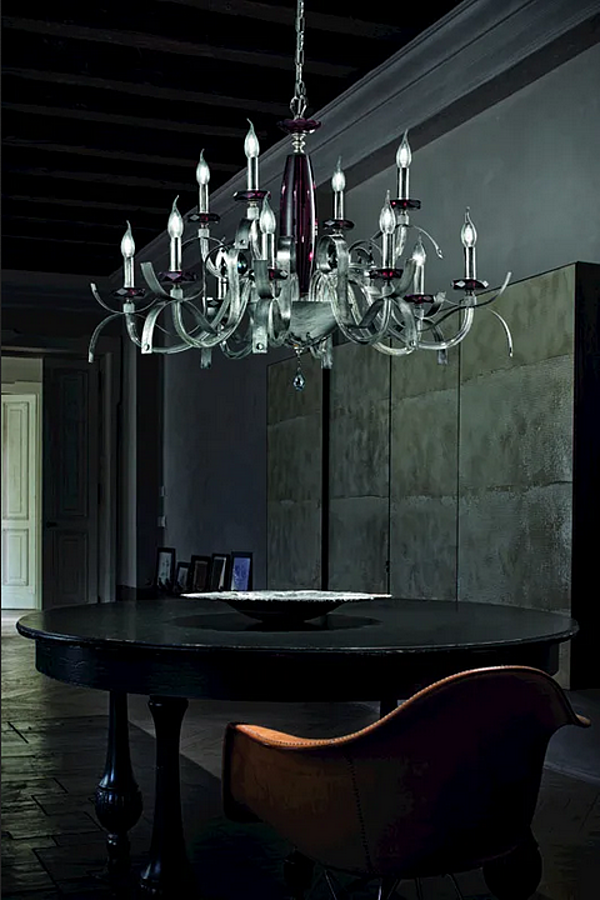Kronleuchter mit Swarovski-Kristallen Nuage L8 4 Euroluce Lampadari Fabrik EUROLUCE LAMPADARi aus Italien. Foto №3