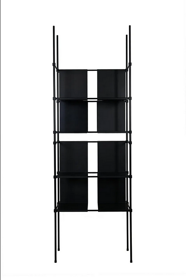 Wandmontiertes modulares offenes Bücherregal aus Holz CHELINI LUDO Fabrik CHELINI aus Italien. Foto №3