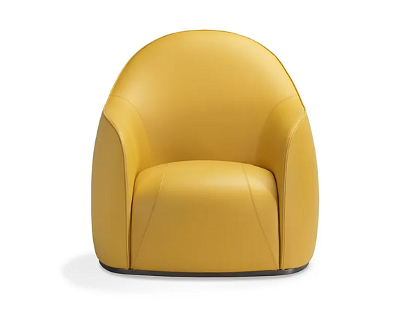 Lederarmchair mit Armlehnen GHIDINI1961 Sweet Armchair Fabrik GHIDINI1961 aus Italien. Foto №1