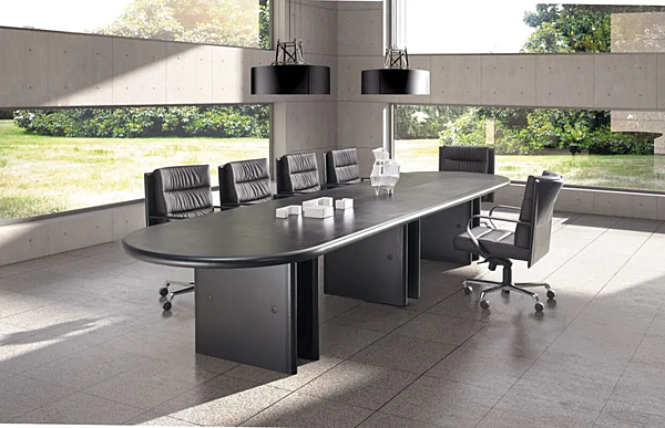 Modularer Holztisch für Besprechungen groß i 4 Mariani Fabrik i 4 Mariani aus Italien. Foto №2
