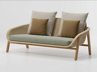 Zweisitzer Gartensofa aus Vimini KETTAL