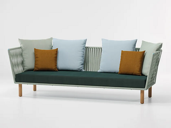 Garten-Sofa aus Aluminium mit weicher Rückenlehne KETTAL Bitta Fabrik KETTAL aus Italien. Foto №3