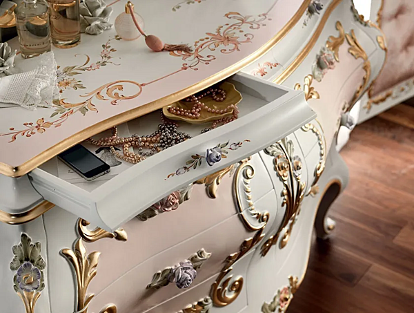 Kommode aus Holz mit Schubladen Modenese Luxury Interiors 11202 Fabrik MODENESE GASTONE aus Italien. Foto №2