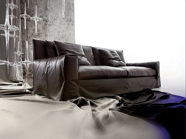 Dreisitzer Sofa mit gepolsterter Rückenlehne ERBA ITALIA Notturno Fabrik ERBA ITALIA aus Italien. Foto №3