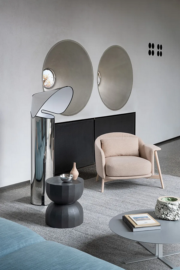 Runder Couchtisch aus Polyurethan Saba Teo Fabrik SABA aus Italien. Foto №6