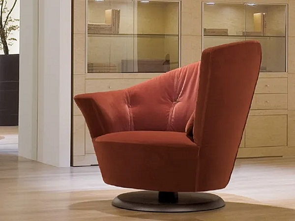 Drehbares Stoffarmchair Arabella GIORGETTI 50530, 50531 Fabrik GIORGETTI aus Italien. Foto №4