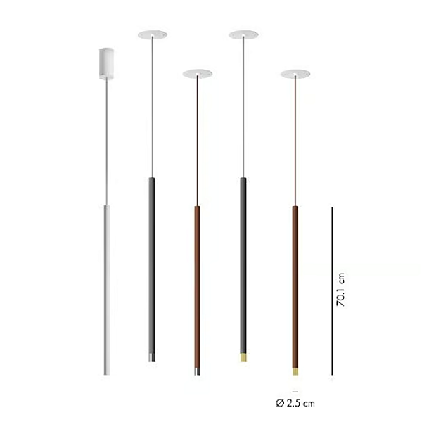 LED Pendelleuchte aus Aluminium Virtus AXOLIGHT Fabrik Axolight aus Italien. Foto №6