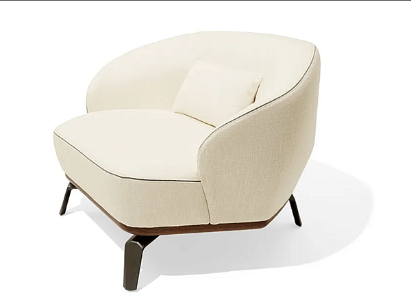 Dreisitzer Sofa aus Stoff mit gepolsterter Rückenlehne GIORGETTI Tamino Fabrik GIORGETTI aus Italien. Foto №2