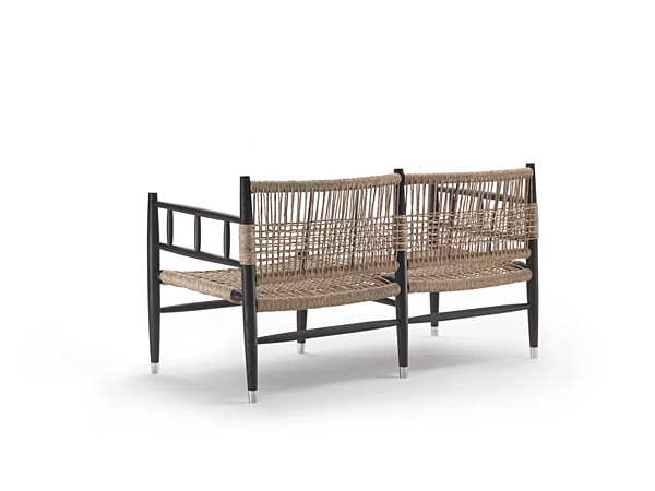 Kleines Sofa aus Massivholz mit weicher Rückenlehne FLEXFORM LEE Fabrik FLEXFORM aus Italien. Foto №4