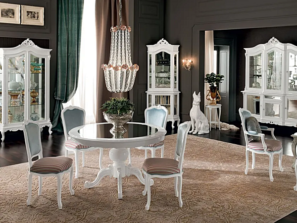 Vitrine aus massivem Holz Modenese Luxury Interiors 12113 Fabrik MODENESE GASTONE aus Italien. Foto №2