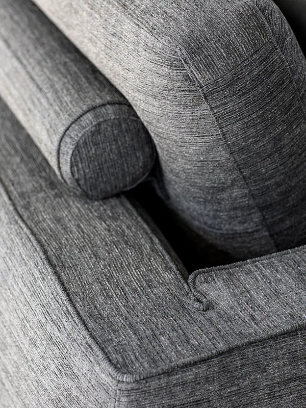 Ecksofa aus Stoff mit weicher Rückenlehne Flou Icon Fabrik Flou aus Italien. Foto №16