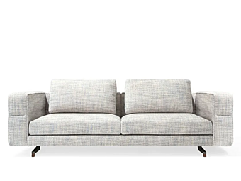 Zweisitzer Sofa aus Stoff oder Leder GIORGETTI SOHO