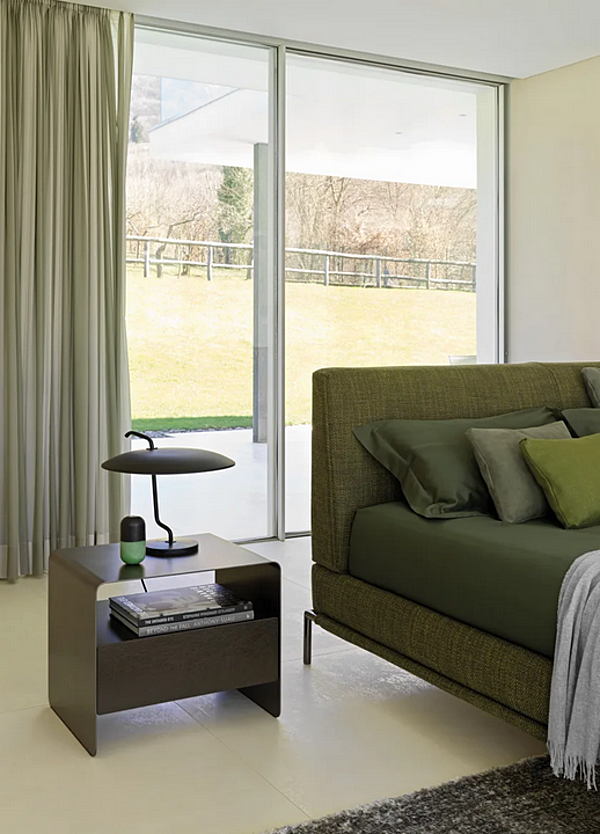 Doppelbett mit abnehmbarem Bezug aus Stoff Flou ICON Fabrik Flou aus Italien. Foto №8