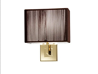 Wandleuchte aus Seide mit festem Arm AXOLIGHT CLAVIUS APCLAVBR