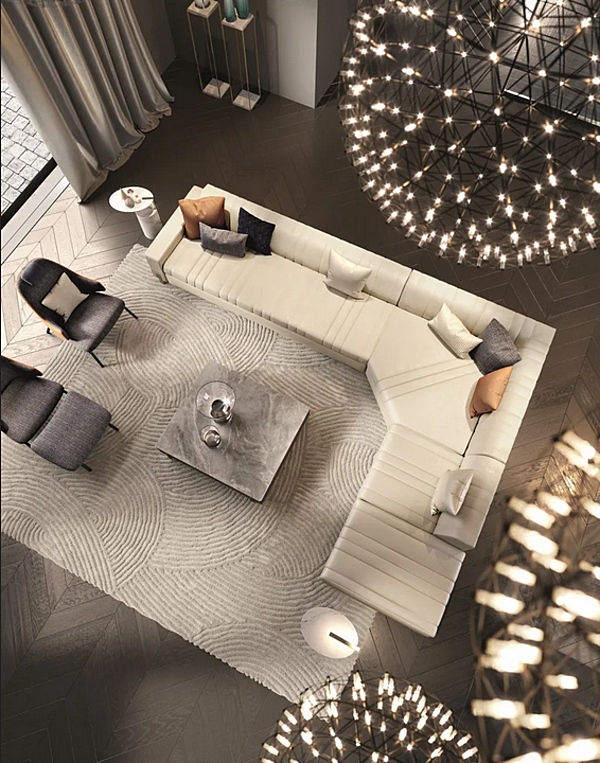 Marmor und Metall Couchtisch Nachttisch Hugo Capital Collection HUM.TS Fabrik Capital Collection aus Italien. Foto №4