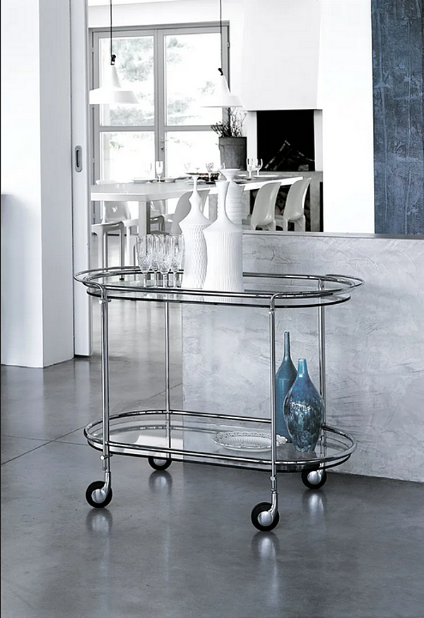 Aluminium Servierwagen Riki Gallotti Radice Fabrik Gallotti & Radice aus Italien. Foto №5