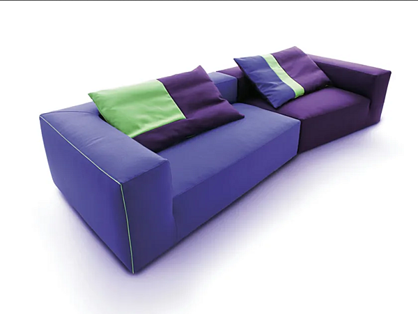 Ecksofa aus Stoff mit gepolsterter Rückenlehne ERBA ITALIA ARCHITETTURA Fabrik ERBA ITALIA aus Italien. Foto №2