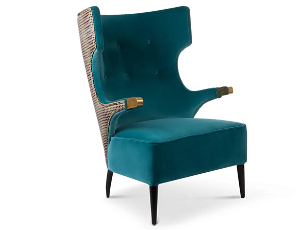 Sika Armchair mit Armlehnen aus Leder BRABBU Fabrik BRABBU aus Italien. Foto №2