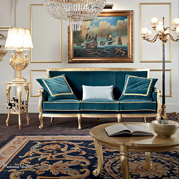Dreisitzer Stoffsofa Modenese Luxury Interiors 13425 Fabrik MODENESE GASTONE aus Italien. Foto №2