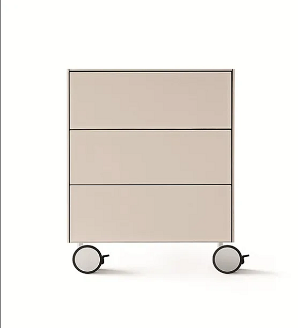 Büroschubladeneinheit mit Rollen aus Glas Gallotti&Radice Air Drawer 3 Fabrik Gallotti & Radice aus Italien. Foto №2