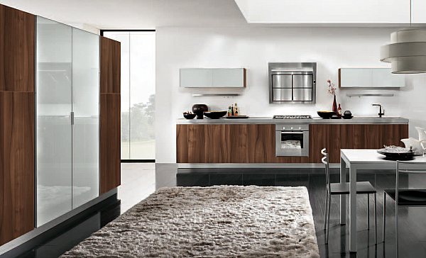 Küche HOME CUCINE Frontali CANALETTO Fabrik HOME CUCINE aus Italien. Foto №1