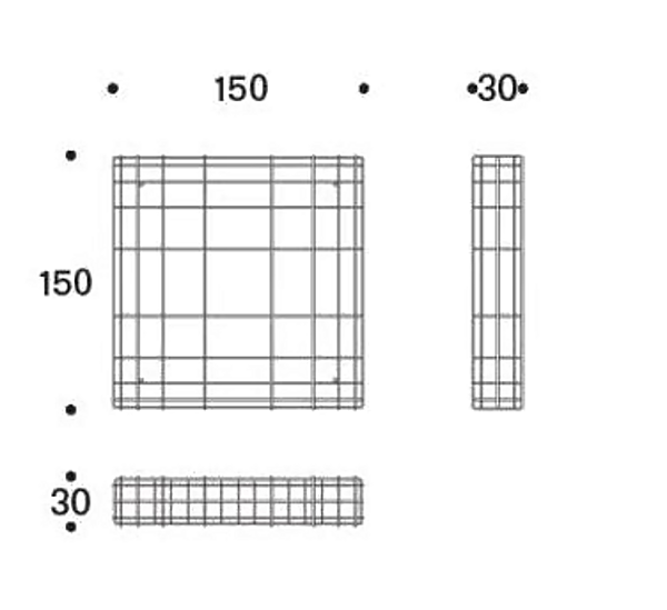 Wandmontiertes Bücherregal aus Eisen Leyva Saba Fabrik SABA aus Italien. Foto №7
