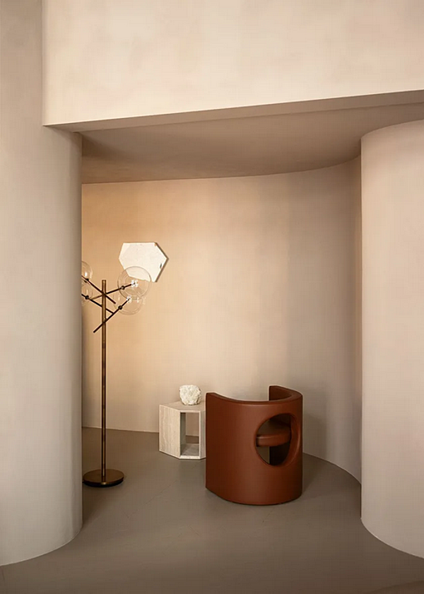 LED Kristall Stehlampe Bolle Gallotti&Radice Fabrik Gallotti & Radice aus Italien. Foto №2