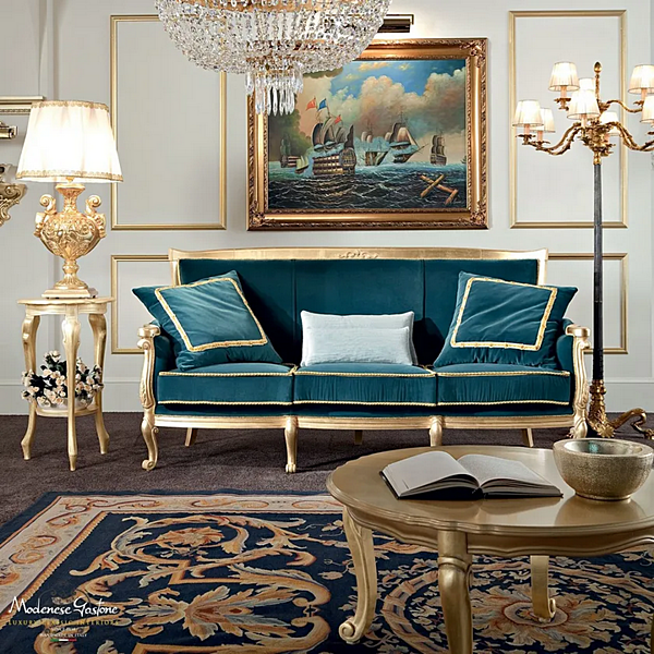 Holztisch mit hoher Seitenfläche Modenese Luxury Interiors 13621 Fabrik MODENESE GASTONE aus Italien. Foto №3