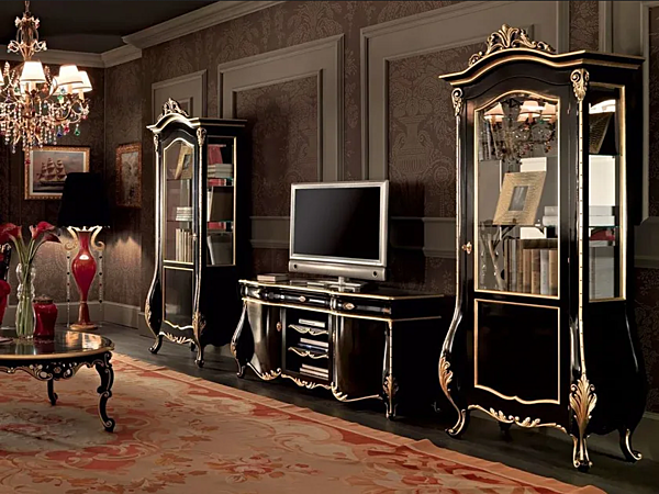 Vitrine aus Massivholz Modenese Luxury Interiors 11108 Fabrik MODENESE GASTONE aus Italien. Foto №4