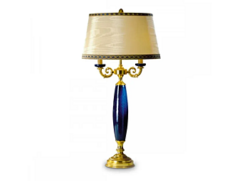 Tischlampe aus Messing und Keramik Rita MARIONI 01524