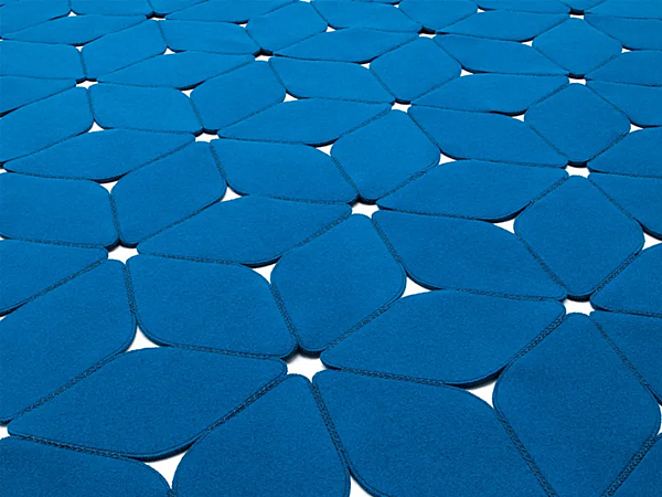 Gemusterter Filzteppich Kaleidoskop PAOLA LENTI Fabrik PAOLA LENTI aus Italien. Foto №2