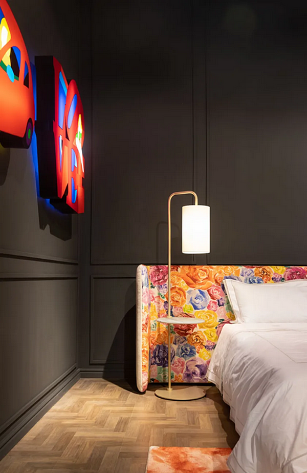 Doppelbett mit gepolstertem Kopfteil aus Stoff FORMITALIA LEJLA LARGE Lejla-Bed-Large-B Fabrik FORMITALIA aus Italien. Foto №4