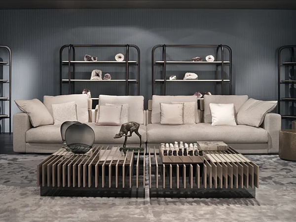 Fünf-Sitzer Stoffsofa Skyline GIORGETTI Fabrik GIORGETTI aus Italien. Foto №2