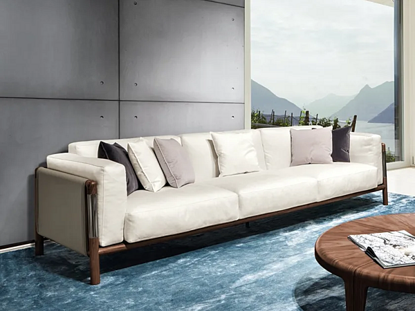 Zweisitzer Stoffsofa Urban GIORGETTI 66530, 66531, 66510, 66511 Fabrik GIORGETTI aus Italien. Foto №6