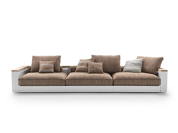 Ecksofa aus Stoff für den Garten FLEXFORM Freeport Fabrik FLEXFORM aus Italien. Foto №1