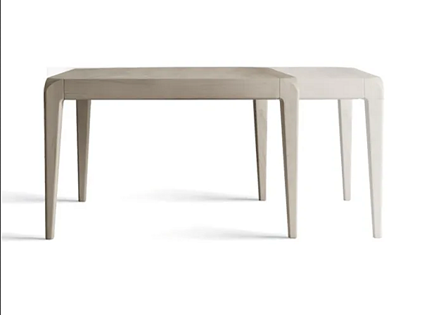 Erweiterbarer quadratischer Esstisch aus Massivholz DALE Sentiero B 651 Fabrik DALE aus Italien. Foto №1