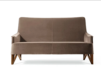 Stoffsofa klein mit gepolsterter Rückenlehne GIORGETTI Mobius