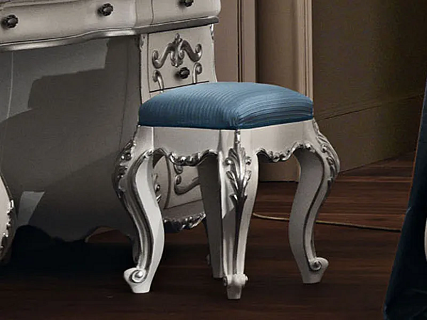 Polsterhocker aus Stoff Modenese Luxury Interiors 11524 Fabrik MODENESE GASTONE aus Italien. Foto №1