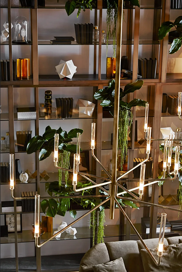 LED dimmbare Pendelleuchte aus Messing Epsilon Gallotti&Radice Fabrik Gallotti & Radice aus Italien. Foto №5