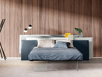 Doppelbett mit gepolsterter Rückwand LAGO VELE