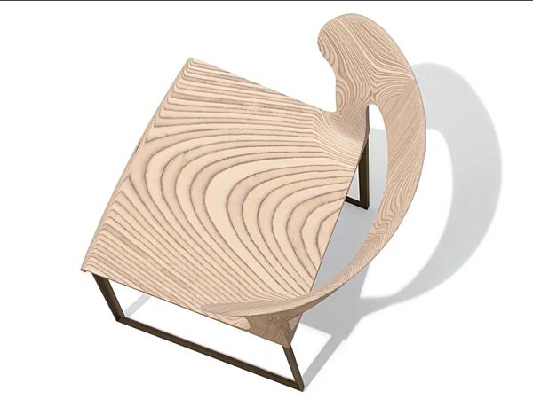 Gartenstuhl mit Schlittenbasis aus Aluminium GEA GIORGETTI 87040 Fabrik GIORGETTI aus Italien. Foto №2