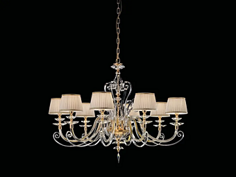 Kronleuchter mit Swarovski-Kristallen Alicante L8 Schirm Euroluce Lampadari