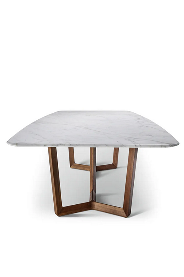 Rechteckiger Tisch aus Holz und Marmor Bolero Ravel POLTRONA FRAU Fabrik POLTRONA FRAU aus Italien. Foto №2