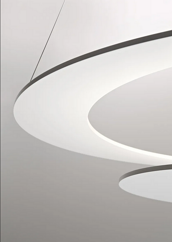 LED Pendelleuchte aus Aluminium Fabbian Glu Fabrik Fabbian aus Italien. Foto №5