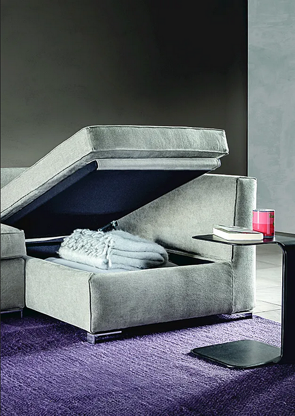 Sofa-Bett aus Stoff oder Leder VIBIEFFE Bel Air 2800 Fabrik VIBIEFFE aus Italien. Foto №2